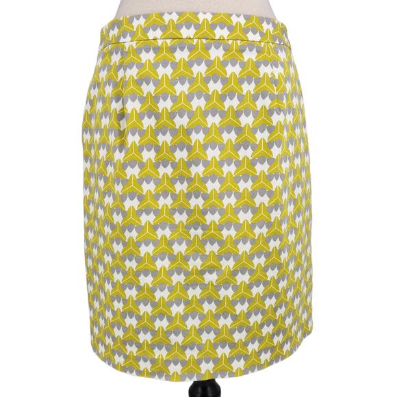 Milly Collection x Banana Republic Print Skirt Chili Powder Green - Picture 4 of 5